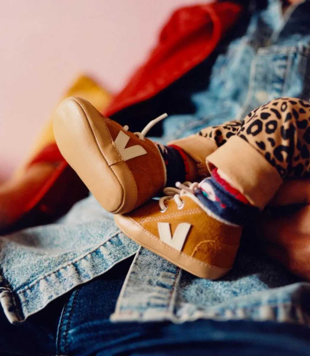 BABY FURED SUEDE CAMEL PIERRE>VEJA Fashion