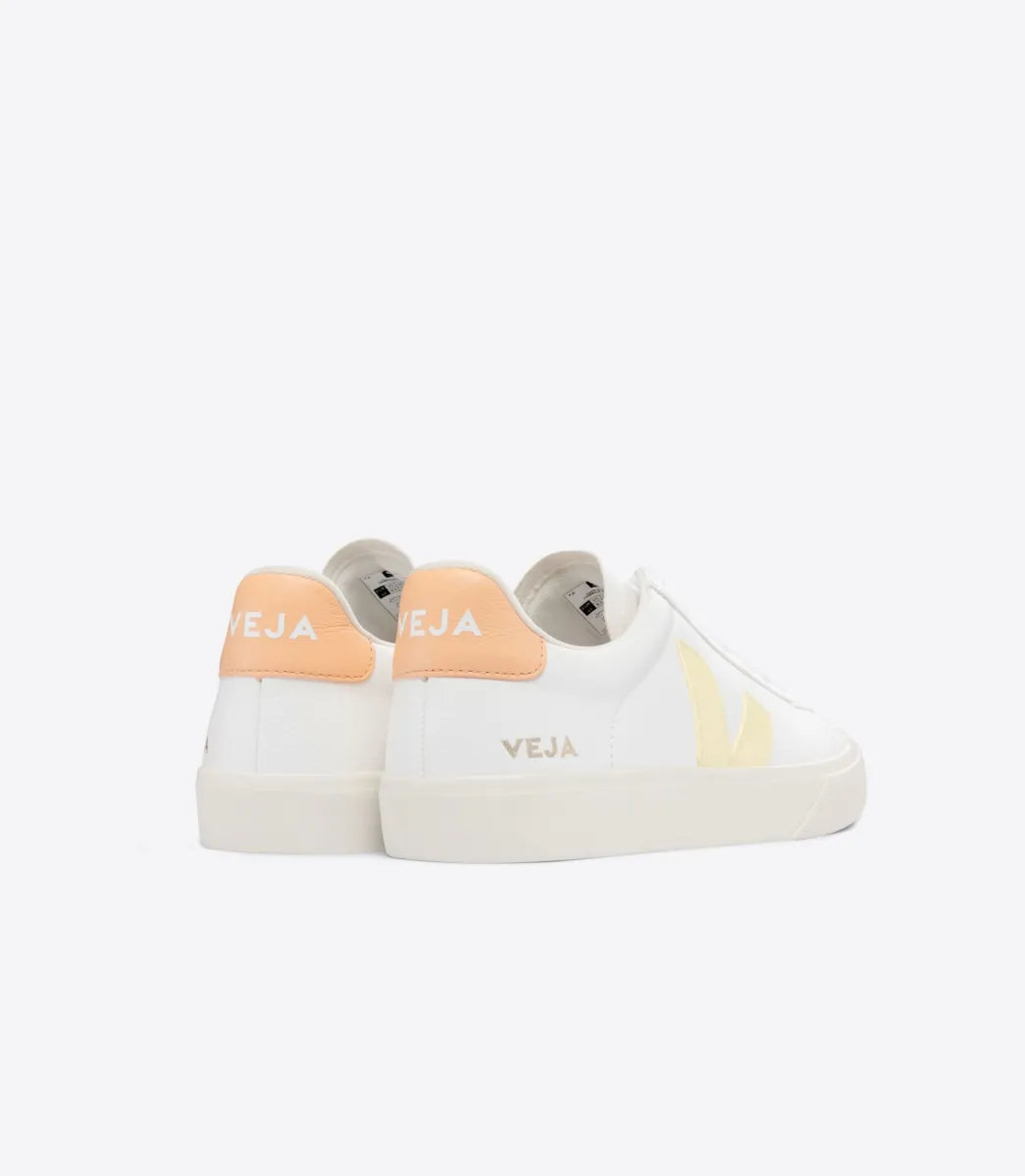 CAMPO LEATHER WHITE SUN PEACH>VEJA Store