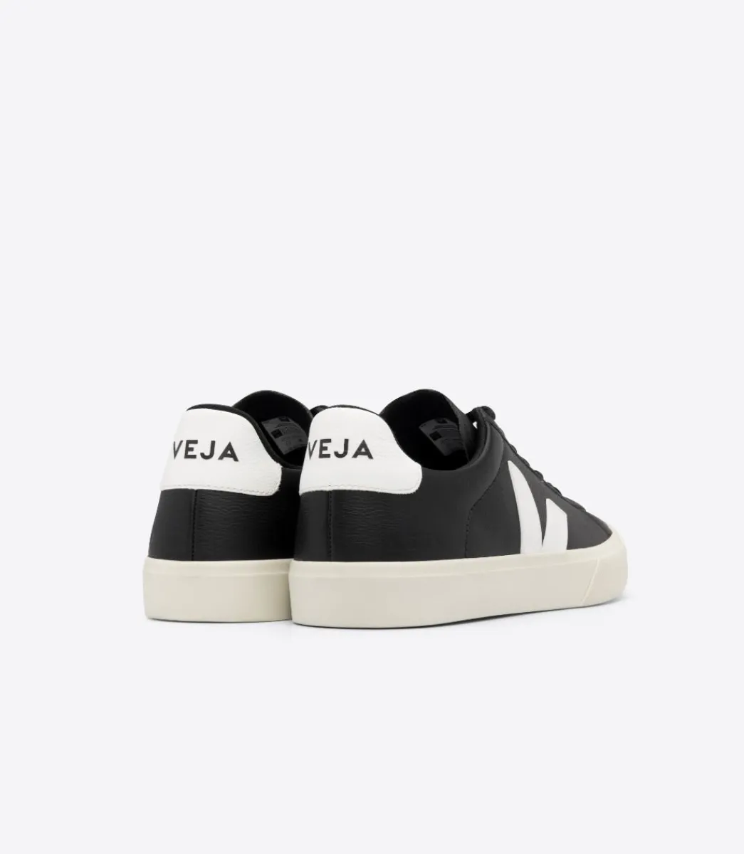 CAMPO LEATHER BLACK WHITE>VEJA Cheap
