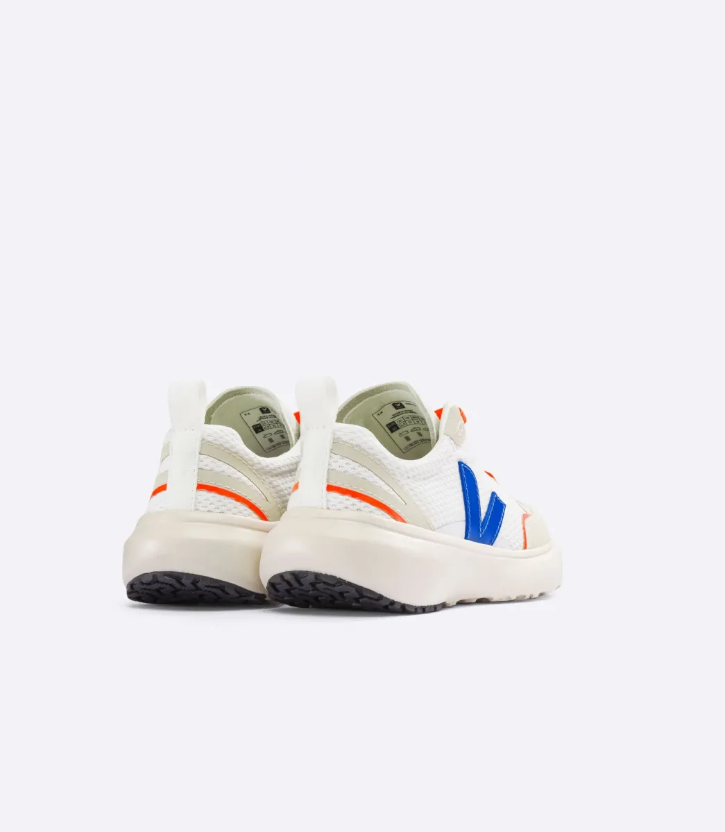 CANARY ELASTIC LACES ALVEOMESH WHITE INDIGO>VEJA Clearance