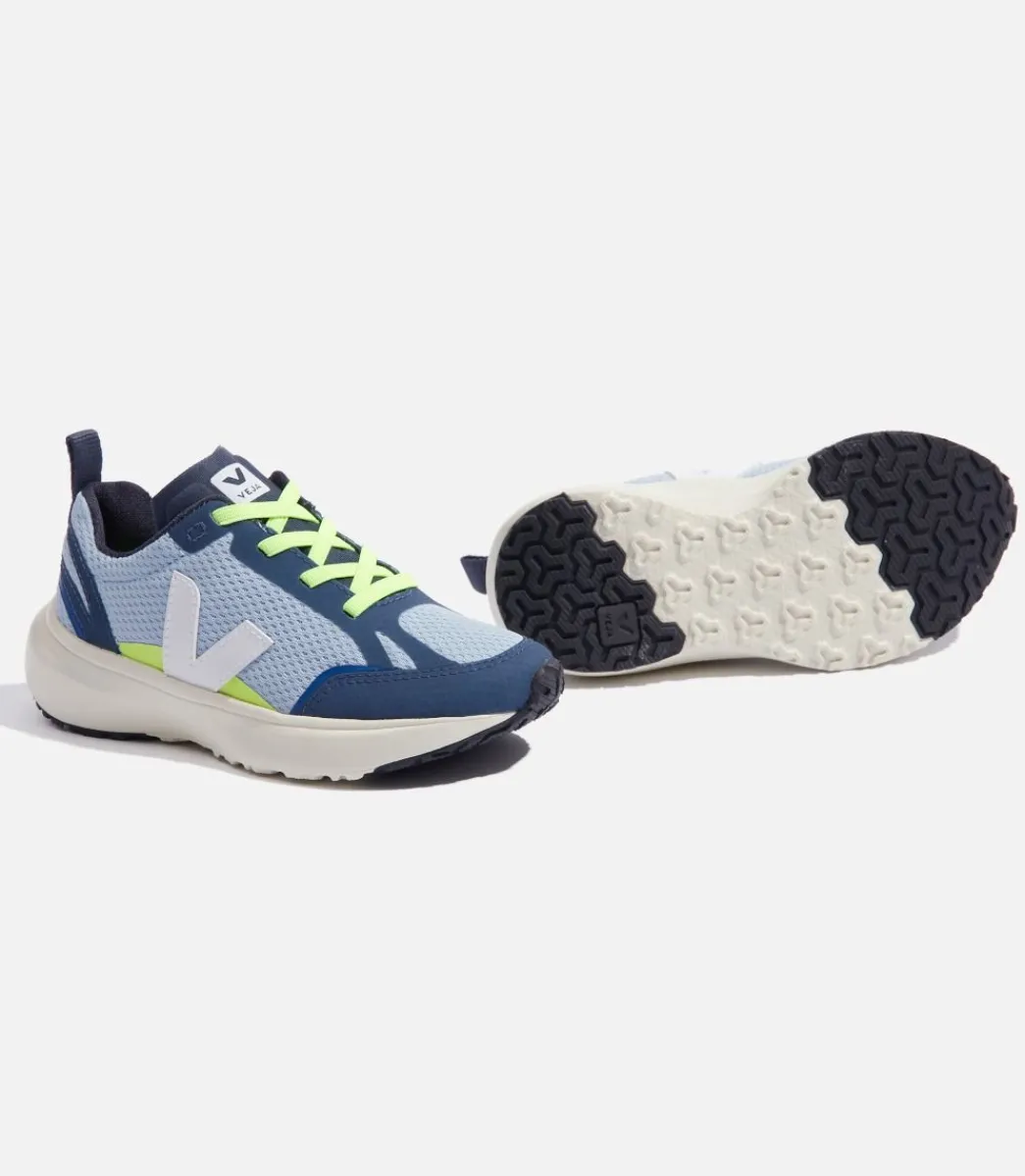 CANARY ELASTIC LACES ALVEOMESH STEEL WHITE>VEJA Cheap