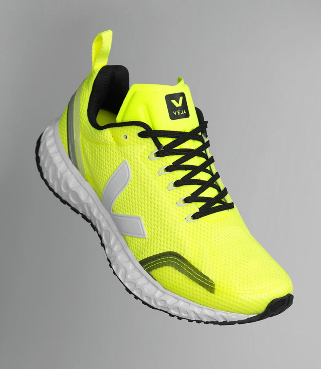 CONDOR MESH JAUNE FLUO WHITE>VEJA Store