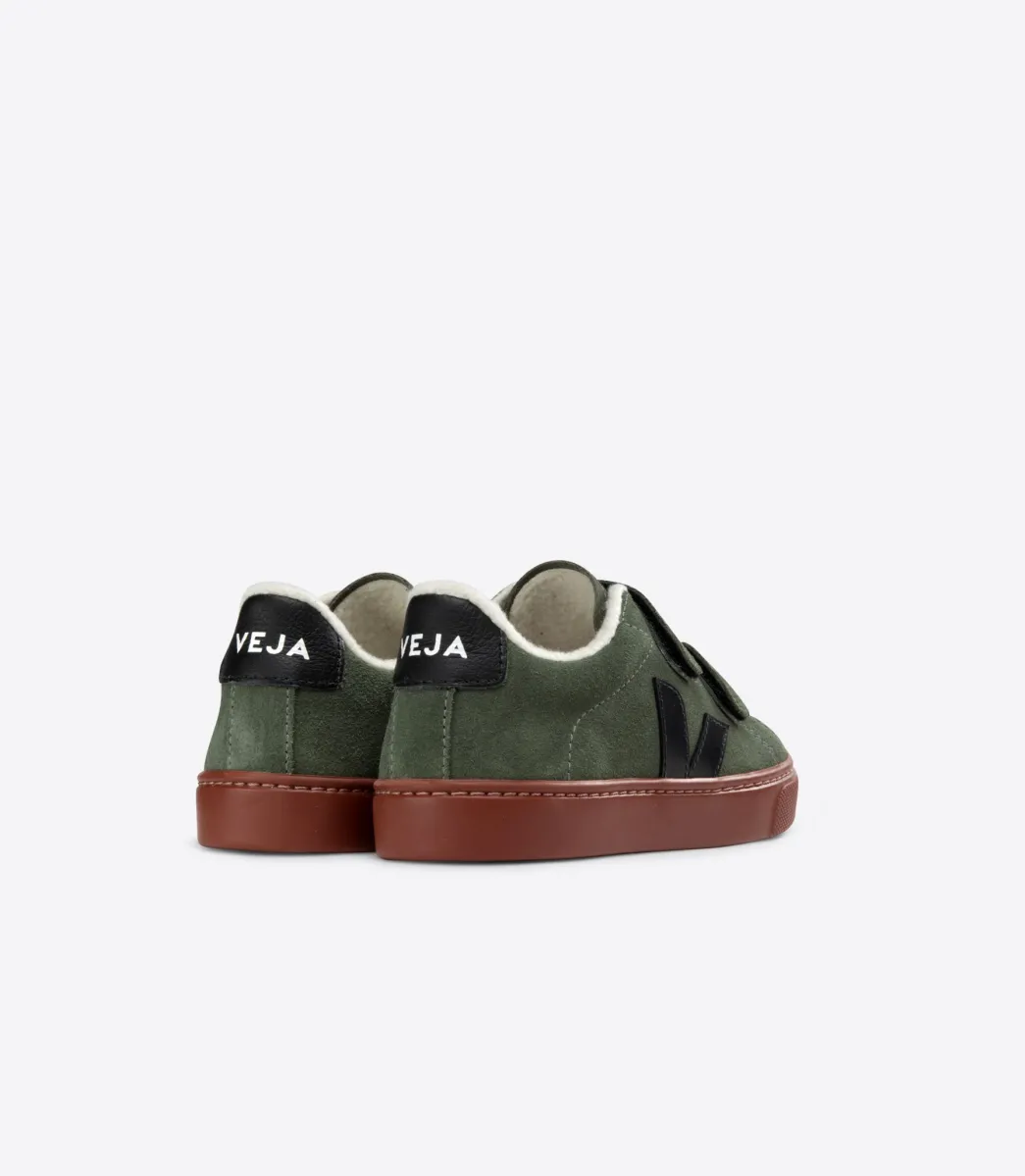 ESPLAR FURED SUEDE MUD BLACK>VEJA Store