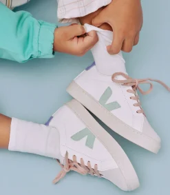ESPLAR LACES LEATHER WHITE MATCHA LAVANDE><noscript><img data-lazyloaded=