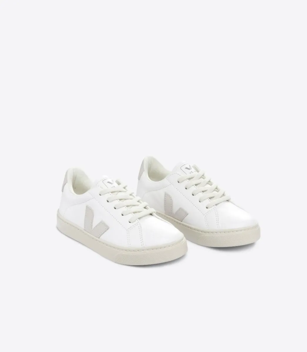 ESPLAR LACES LEATHER WHITE NATURAL>VEJA Clearance