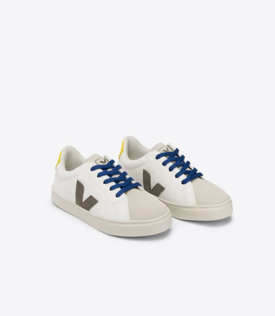 ESPLAR LACES LEATHER WHITE MOONROCK TONIC>VEJA Fashion