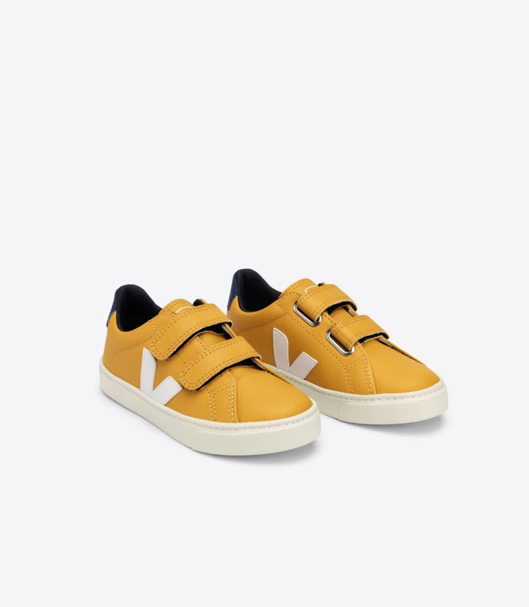 ESPLAR LEATHER MOUTARDE WHITE COBALT>VEJA Cheap