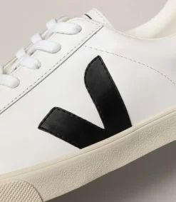 ESPLAR LEATHER WHITE BLACK><noscript><img data-lazyloaded=