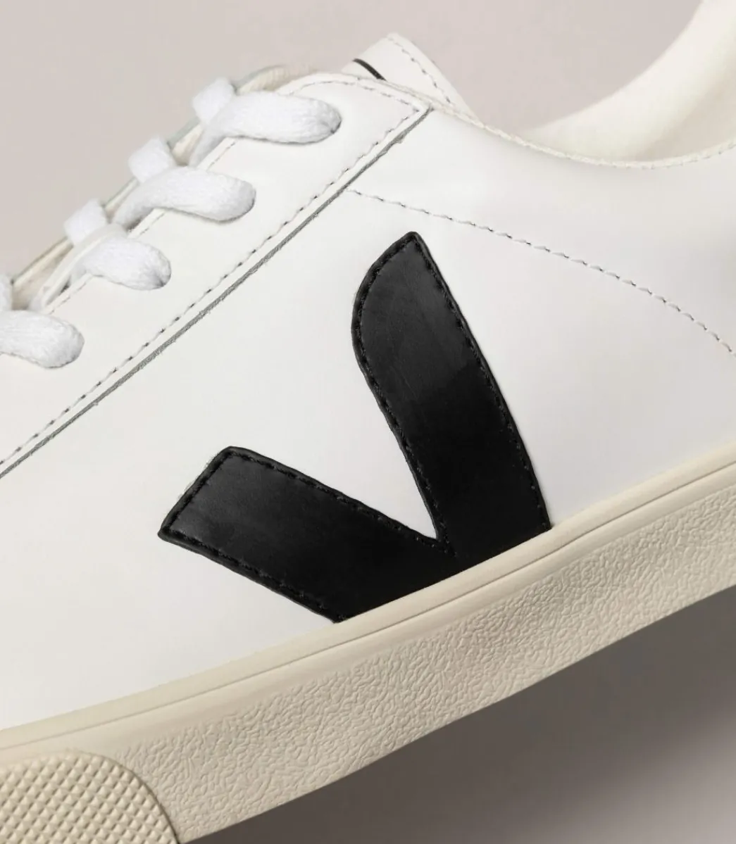 ESPLAR LEATHER WHITE BLACK>VEJA Best Sale