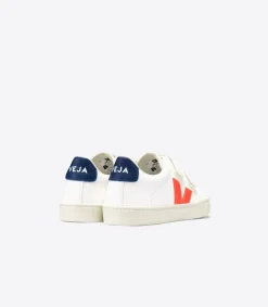 ESPLAR LEATHER WHITE ORANGE FLUO COBALT><noscript><img data-lazyloaded=