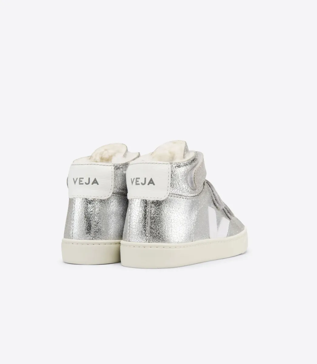 ESPLAR MID FURED SILVER WHITE>VEJA Best