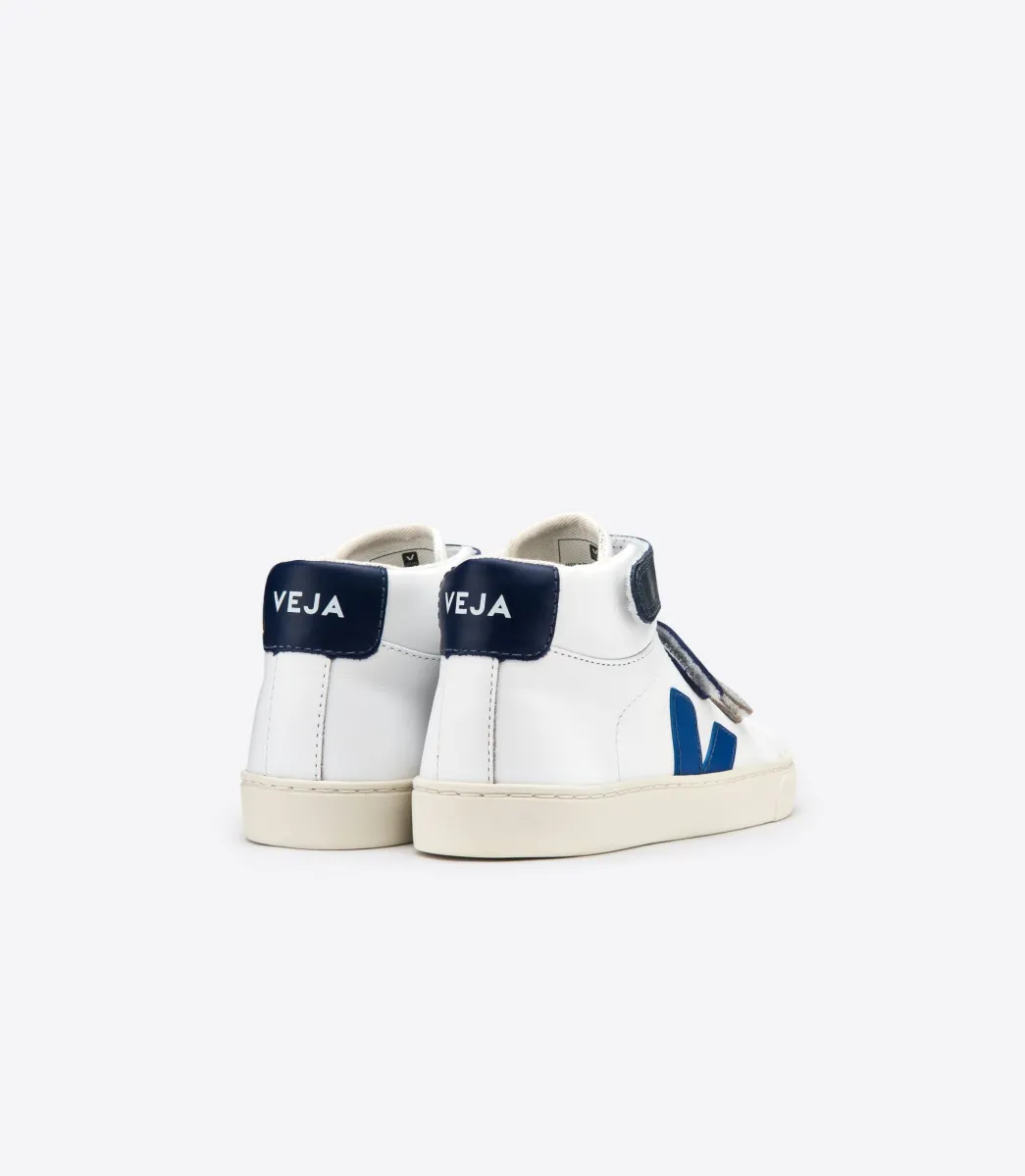 ESPLAR MID LEATHER WHITE BLUE>VEJA Sale
