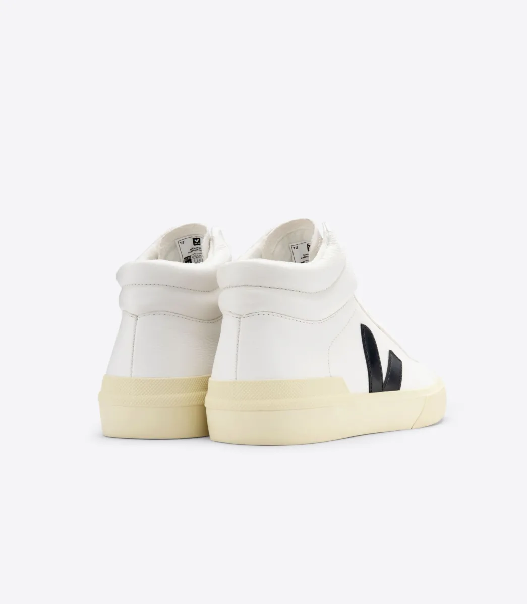 MINOTAUR LEATHER WHITE BLACK BUTTER>VEJA Online