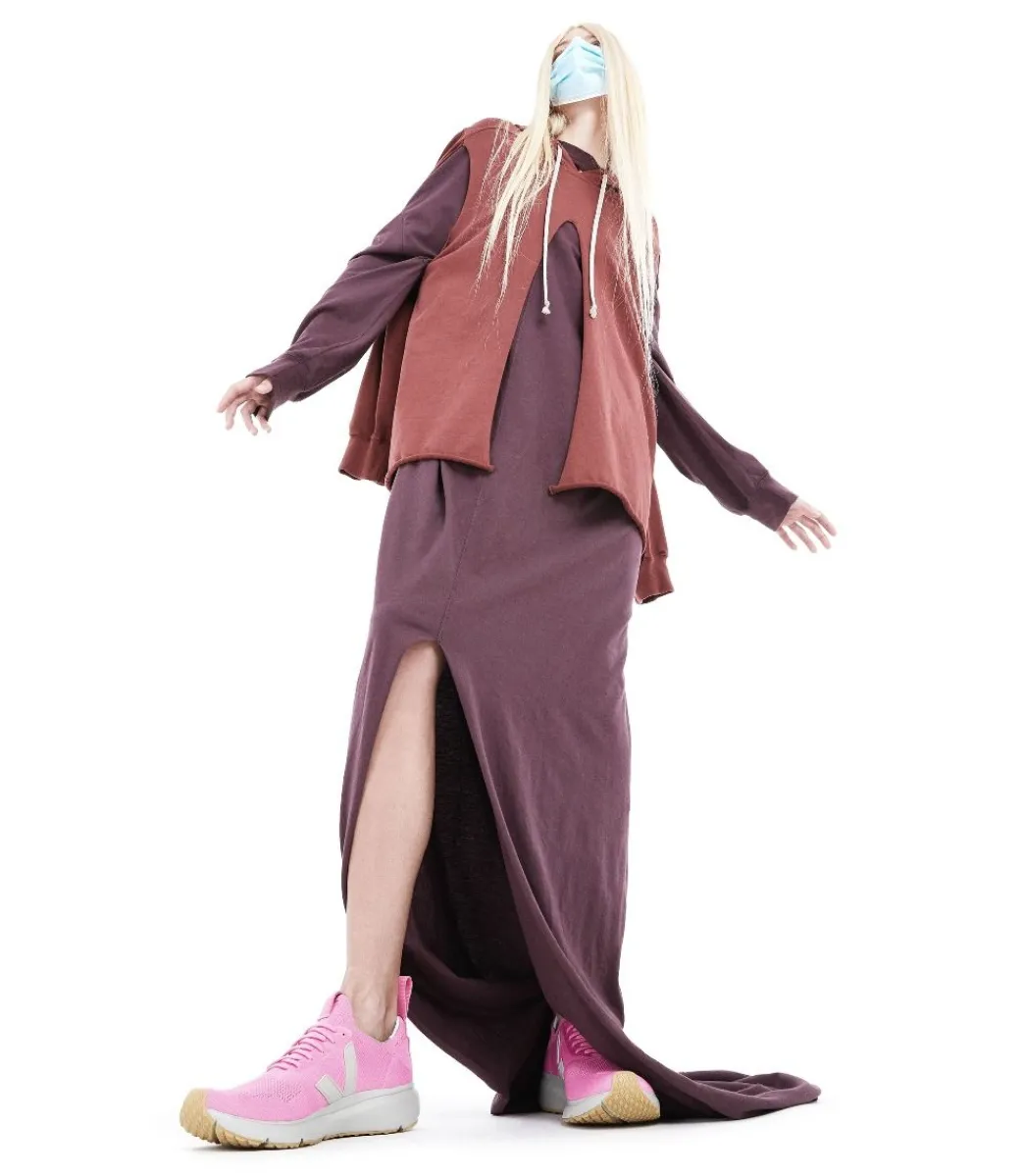 RUNNER STYLE 2 V-KNIT X RICK OWENS POP-PINK>VEJA New