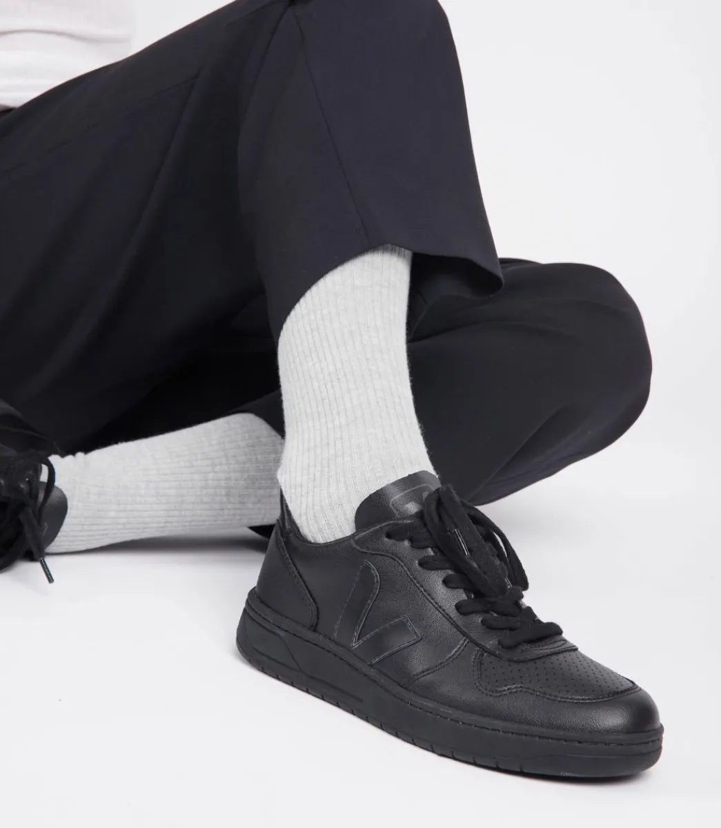 V-10 CWL BLACK BLACK SOLE>VEJA Cheap