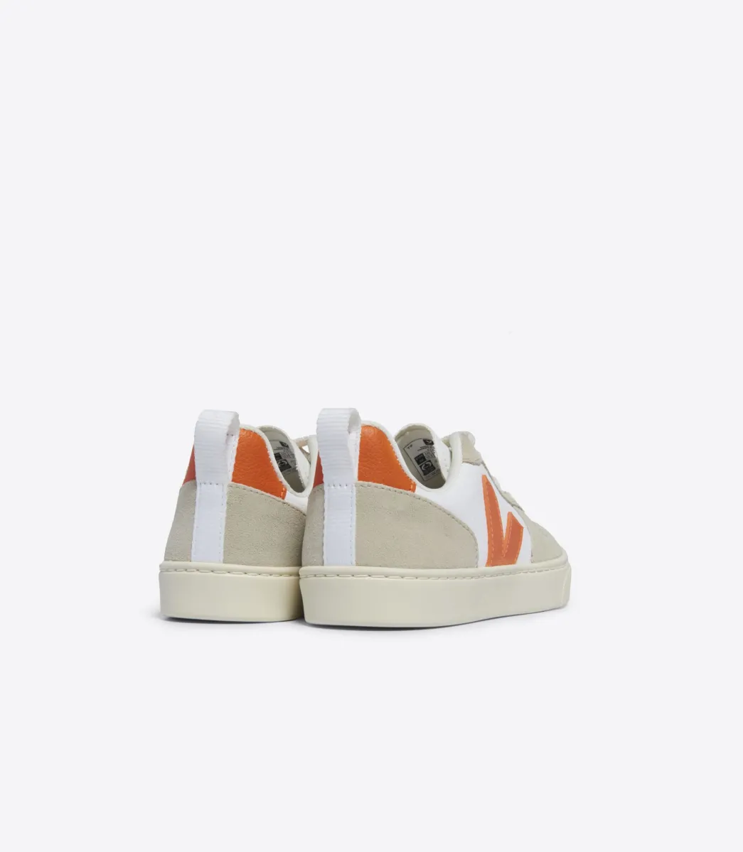 V-10 LACES LEATHER WHITE FURY ALMOND>VEJA Discount