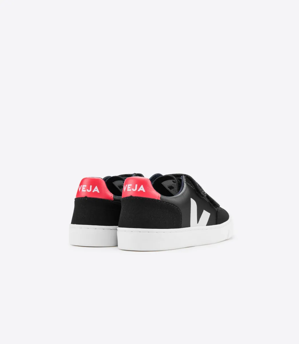 V-12 LEATHER BLACK WHITE PEKIN>VEJA Outlet