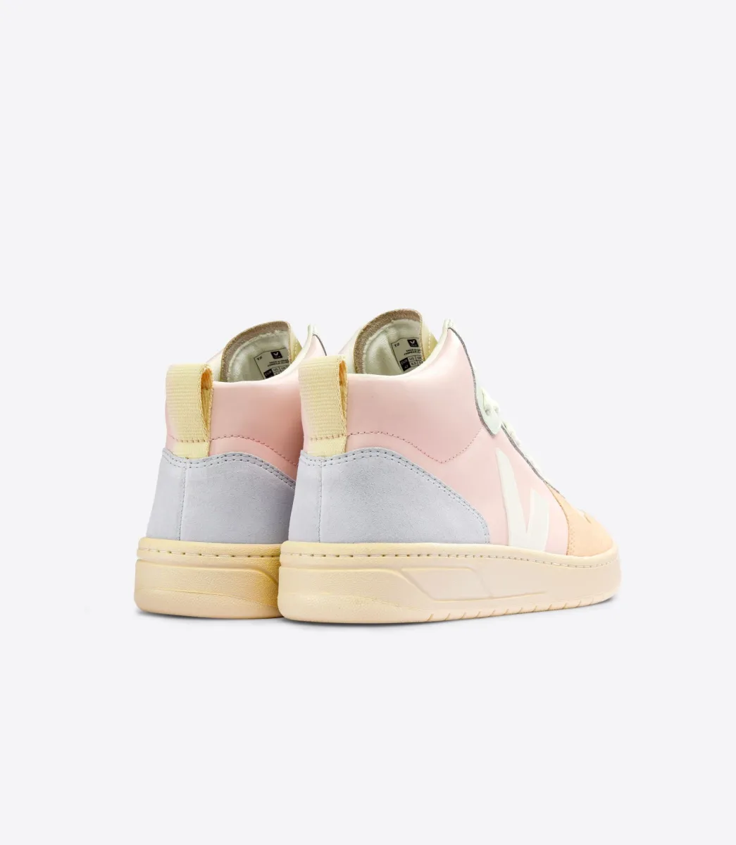 V-15 LEATHER PETALE WHITE MULTICO>VEJA Best