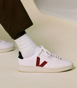 V-12 LEATHER WHITE MARSALA NAUTICO><noscript><img data-lazyloaded=
