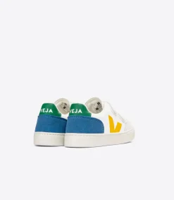 V-12 LEATHER WHITE MULTICO INDIGO><noscript><img data-lazyloaded=
