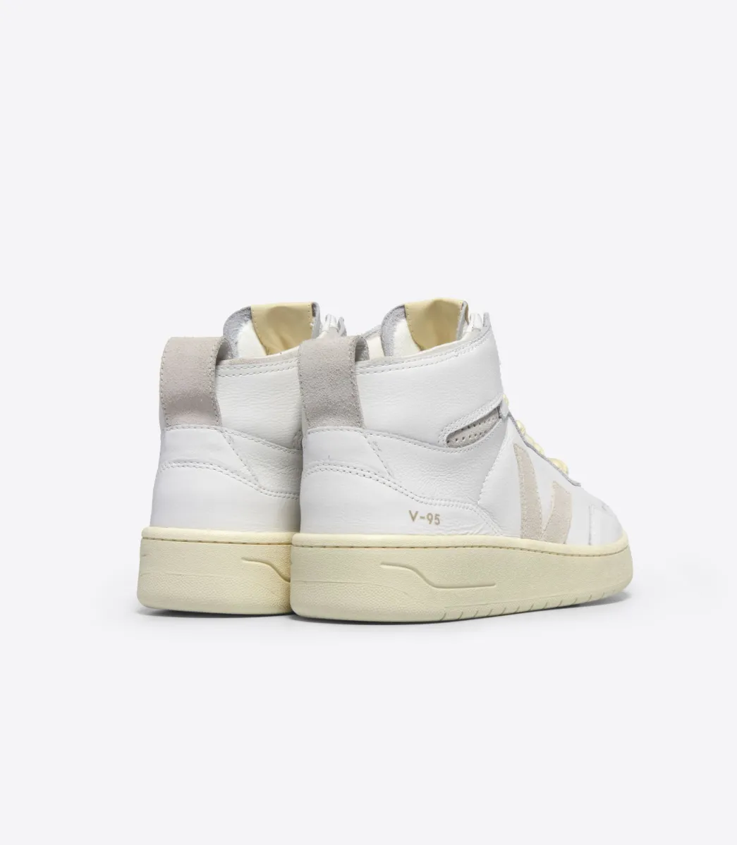 V-95 LEATHER WHITE NATURAL>VEJA Cheap