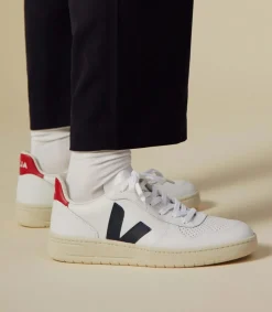 V-10 LEATHER WHITE NAUTICO PEKIN><noscript><img data-lazyloaded=