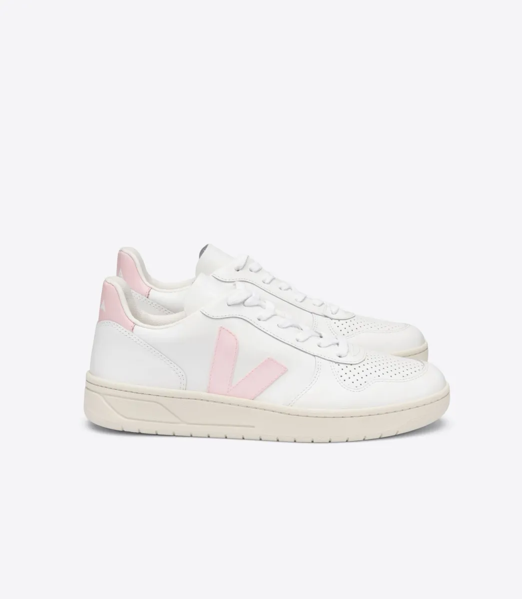 V-10 LEATHER WHITE PETALE>VEJA Discount