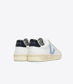 V-12 LEATHER WHITE STEEL NAUTICO><noscript><img data-lazyloaded=