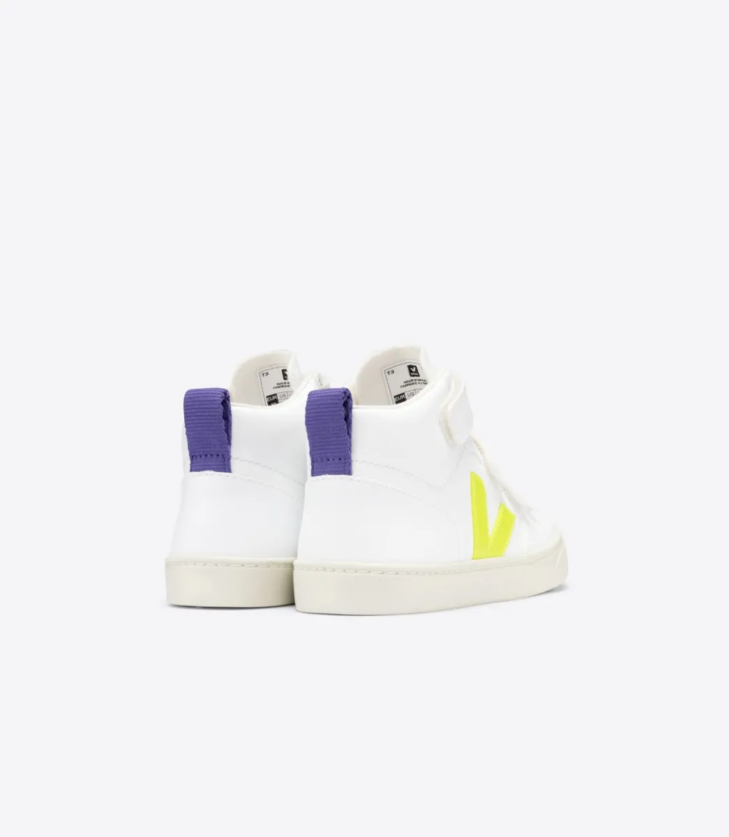 V-10 MID CWL WHITE JAUNE FLUO PURPLE>VEJA Online