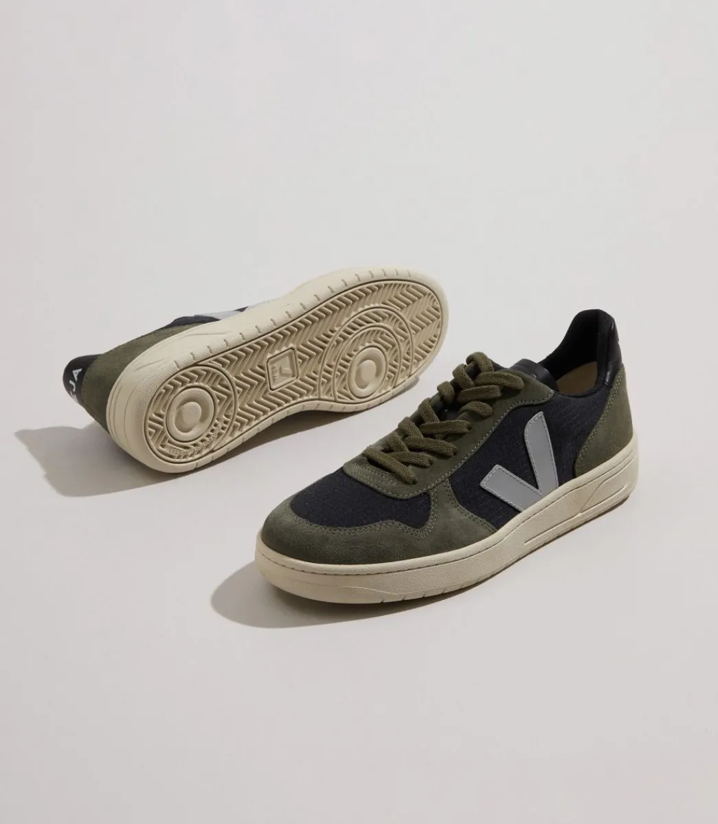 V-10 RIPSTOP BLACK OXFORD GREY MUD>VEJA Discount