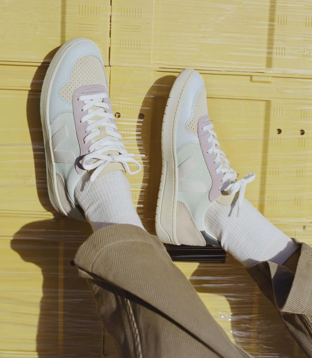 V-10 SUEDE JADE WHITE MULTICO>VEJA Best