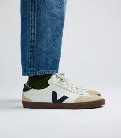 VOLLEY LEATHER WHITE NAUTICO BARK><noscript><img data-lazyloaded=